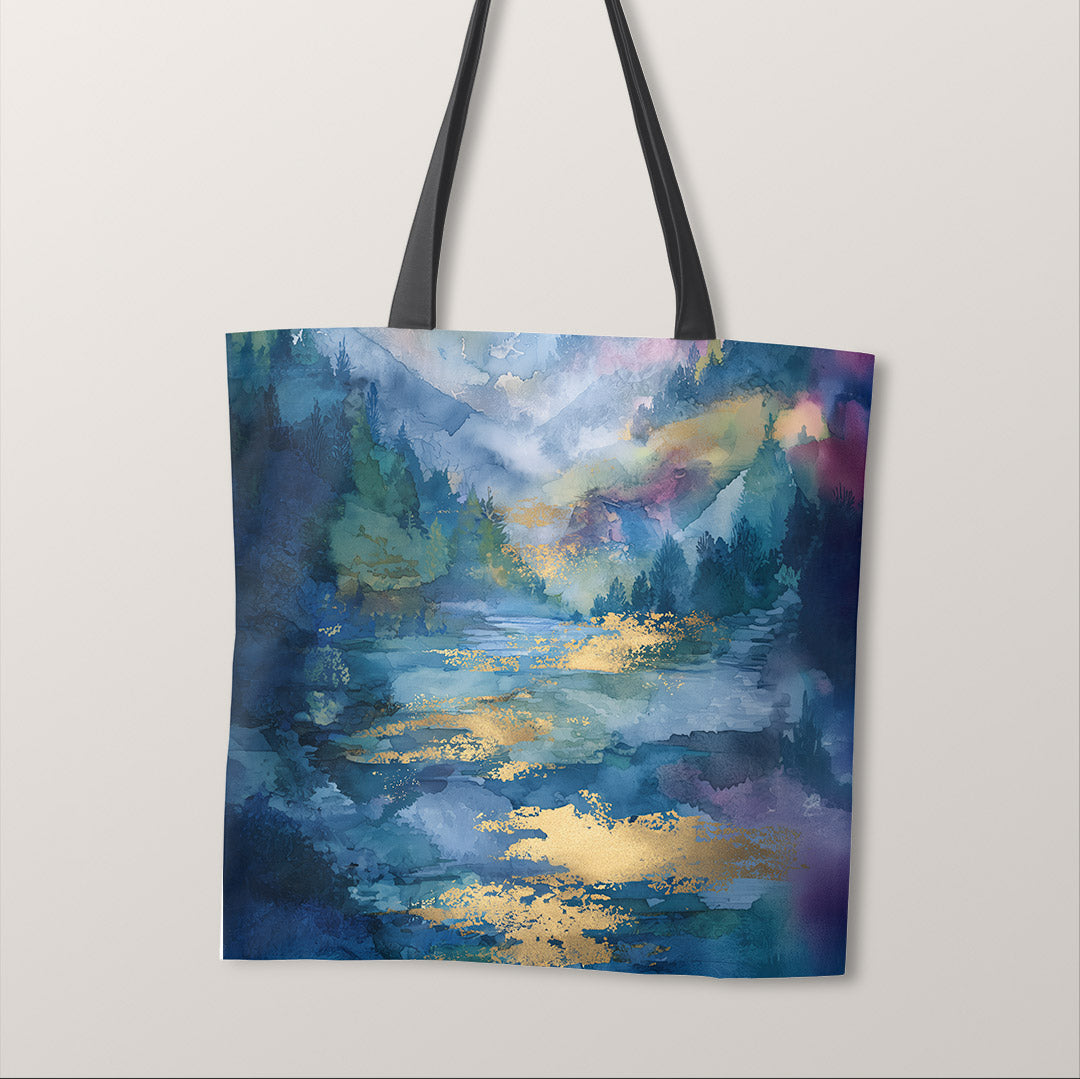 TOTE Fabric Bag Panel Tranquil Dark 3 TP-1233