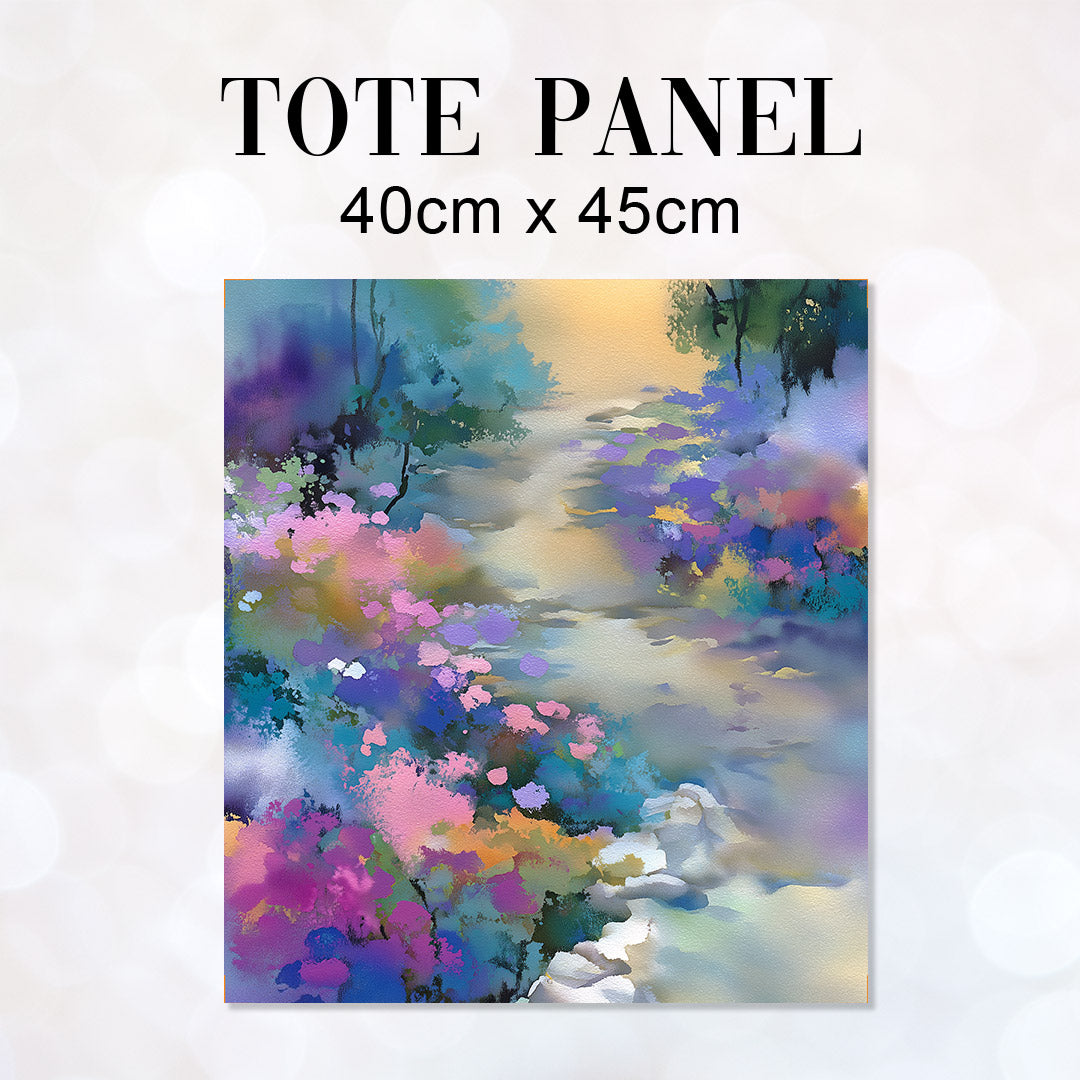 TOTE Fabric Bag Panel Tranquil Meadow 1 TP-1234