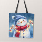 TOTE Snowman Fabric Bag Panel TP-1245