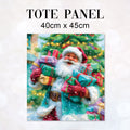 TOTE Colourful Santa Claus Fabric Bag Panel TP-1246