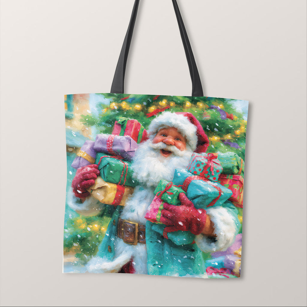 TOTE Colourful Santa Claus Fabric Bag Panel TP-1246
