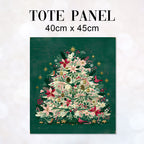 TOTE Christmas Tree Fabric Bag Panel TP-1251
