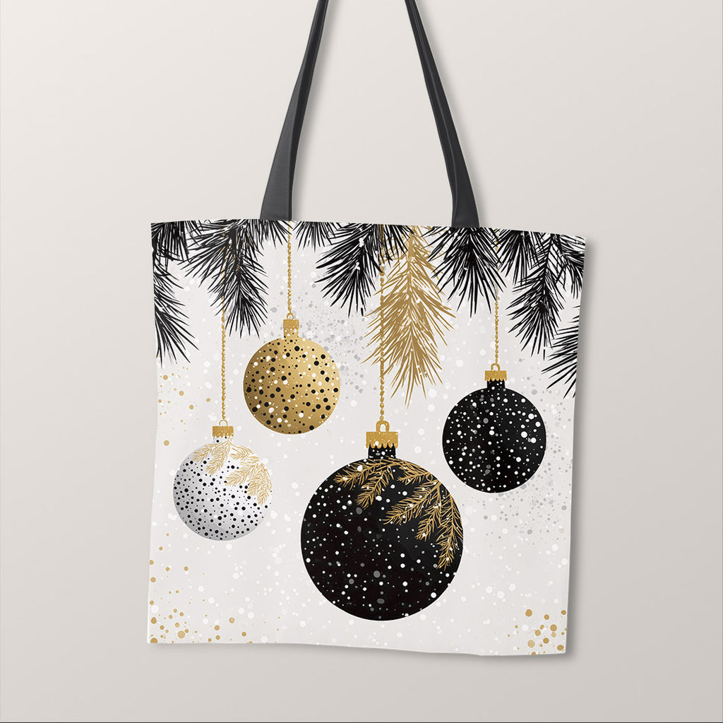 TOTE Elegant Baubles Fabric Bag Panel TP-1253