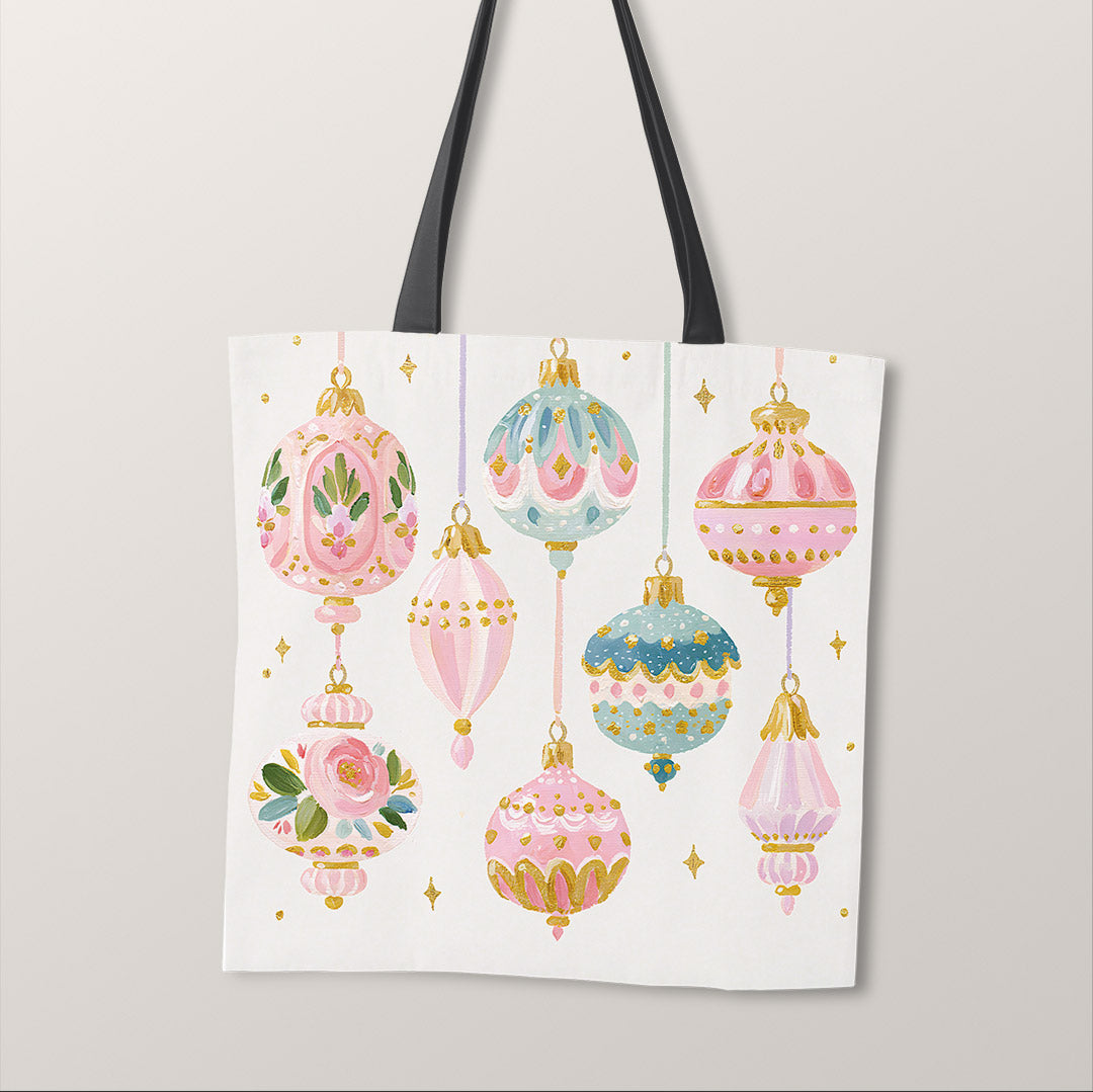 TOTE Pastel Baubles 1 Fabric Bag Panel TP-1263