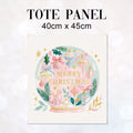 TOTE Pastel Snow Globe 1 Fabric Bag Panel TP-1265