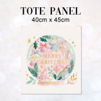 TOTE Pastel Snow Globe 1 Fabric Bag Panel TP-1265