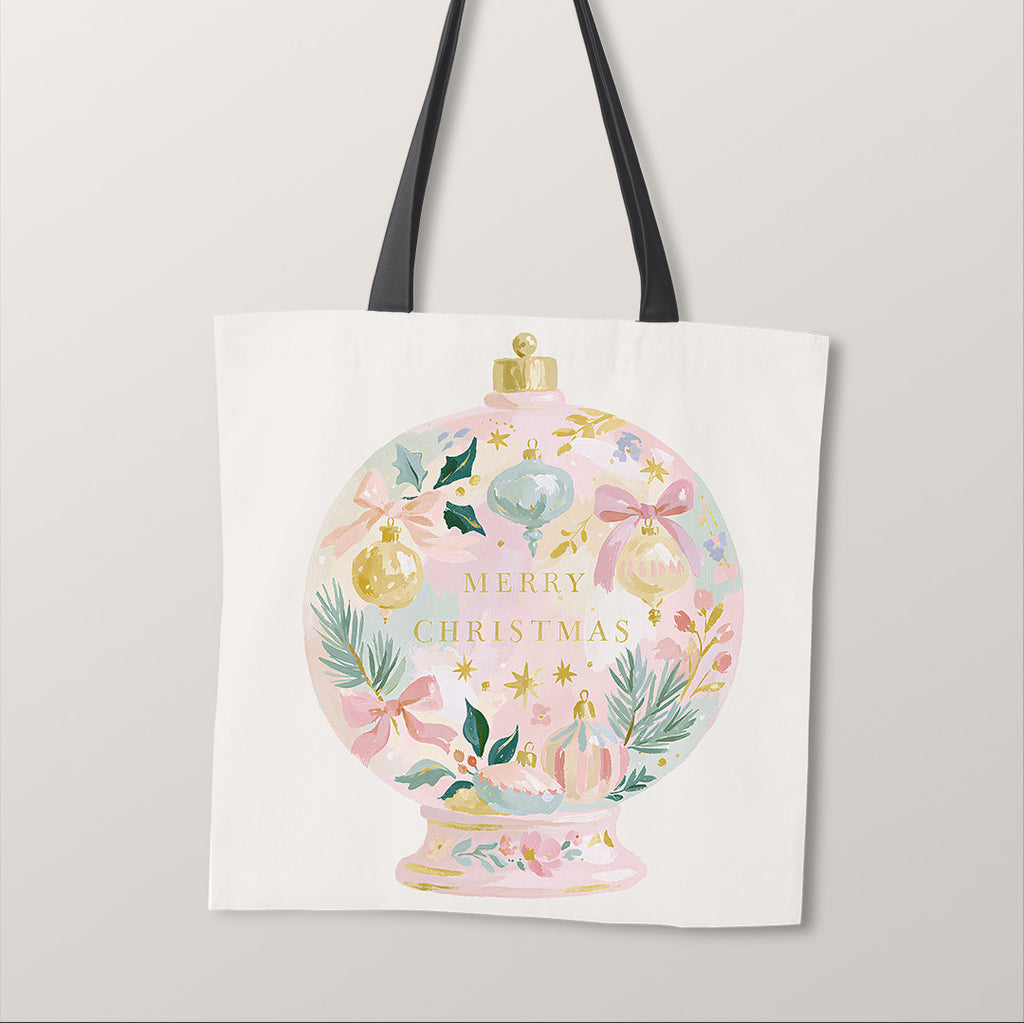 TOTE Pastel Snow Globe 2 Fabric Bag Panel TP-1266