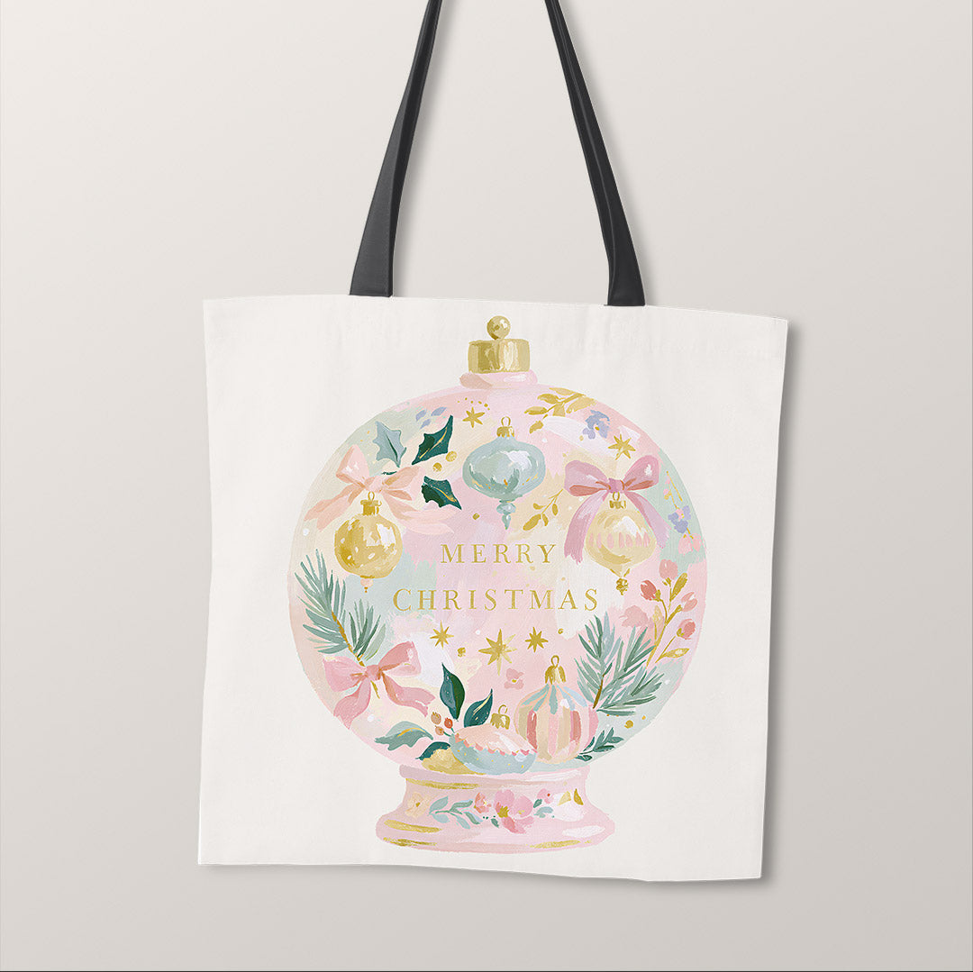 TOTE Pastel Snow Globe 2 Fabric Bag Panel TP-1266