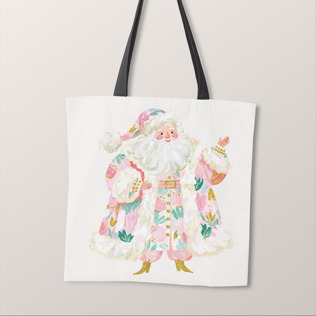 TOTE Pastel Santa Fabric Bag Panel TP-1267
