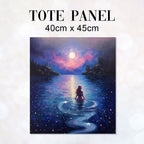 TOTE Moonlight Mermaid TP-13 Fabric Bag Panel