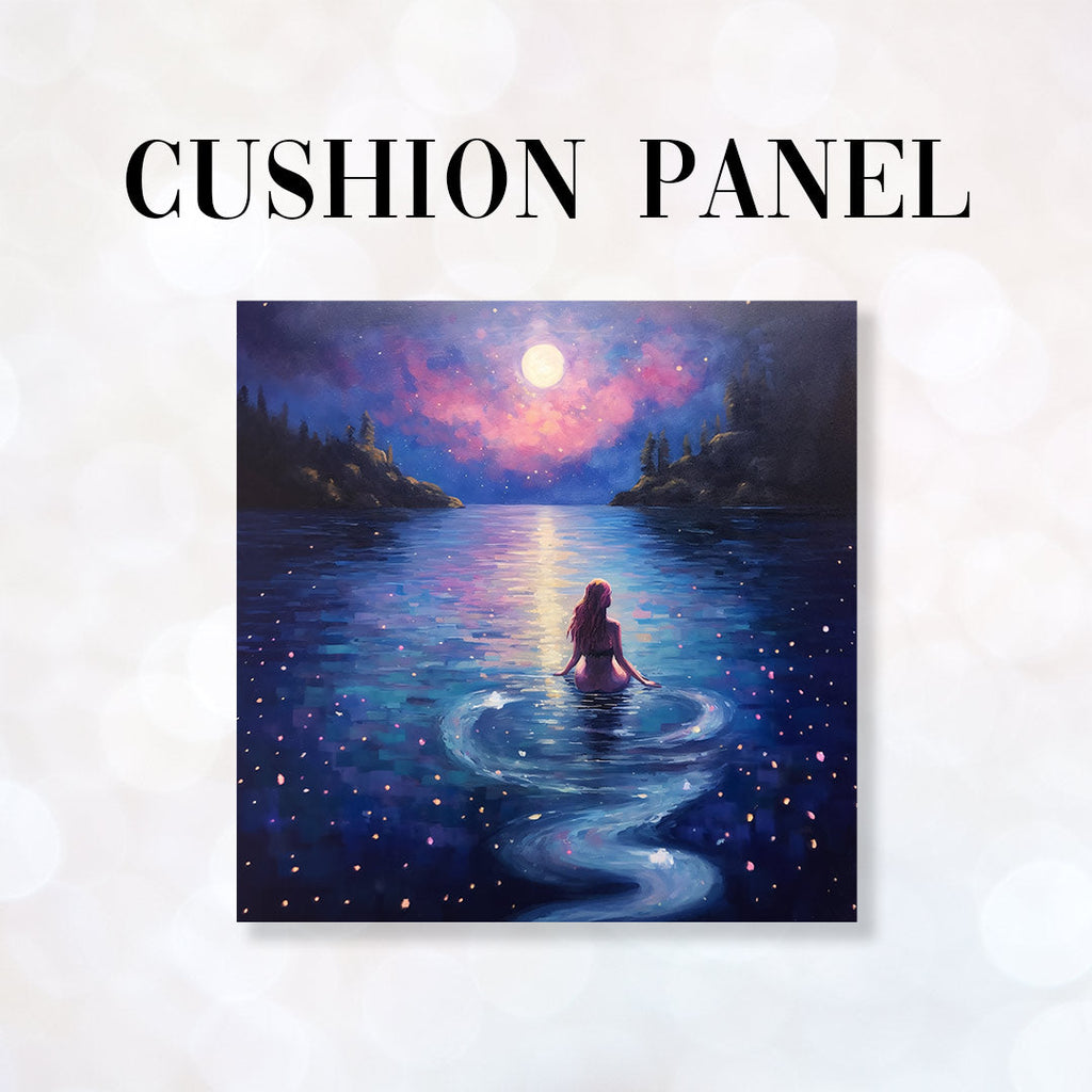 CUSHION Fabric Panel Moonlight Mermaid CP-13