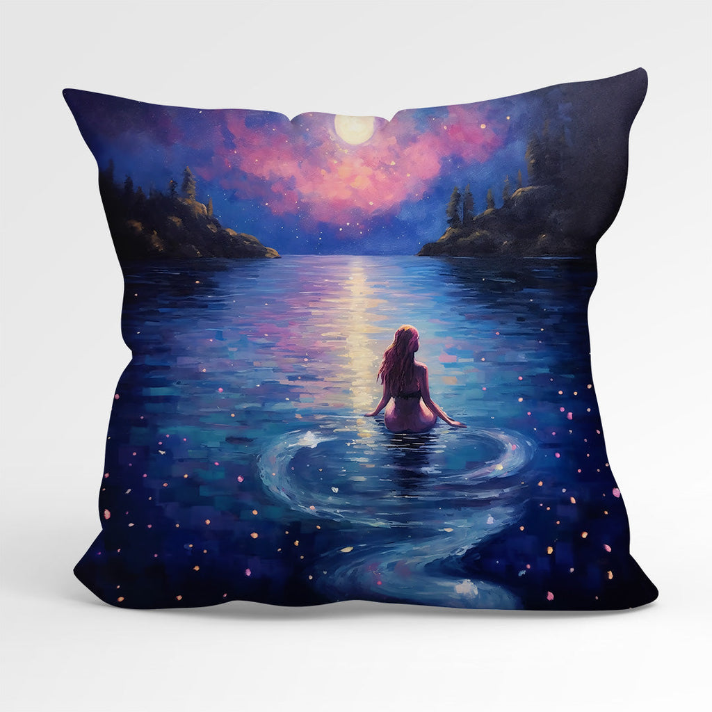 CUSHION Fabric Panel Moonlight Mermaid CP-13