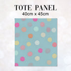 TOTE CO-ORD Spotty Chihuahua TP-149 Fabric Bag Panel