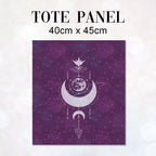 TOTE Moon Magic Stars TP-15 Fabric Bag Panel