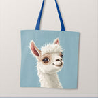 TOTE Cute Llama Fabric Bag Panel TP-151
