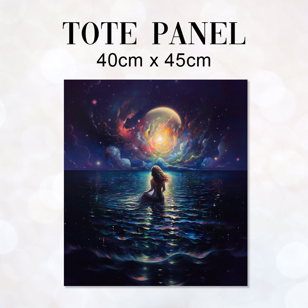 TOTE Midnight Mermaid TP-16 Fabric Bag Panel