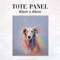 TOTE Lurcher Swirls TP-17 Fabric Bag Panel