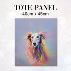 TOTE Lurcher Swirls TP-17 Fabric Bag Panel
