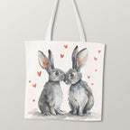 TOTE Bunny Love Fabric Bag Panel TP-198