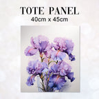 TOTE Iris Bouquet TP-20 Fabric Bag Panel