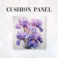 CUSHION Fabric Panel Iris Bouquette CP-20