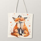 TOTE Fox Love Fabric Bag Panel TP-200