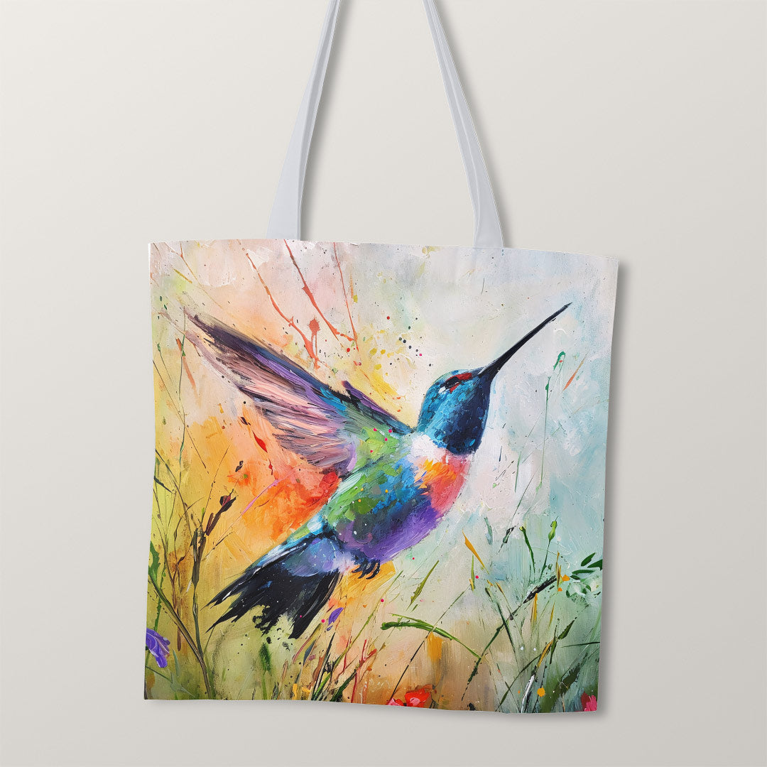 TOTE Hummingbirds Fabric Bag Panel TP-202