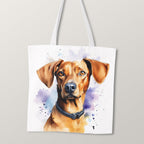 TOTE Hungarian Vizsla White Fabric Bag Panel TP-204