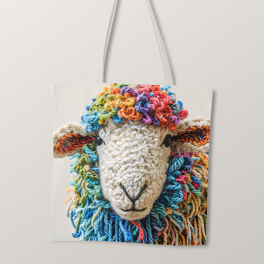 TOTE Knitted Sheep Fabric Bag Panel TP-206