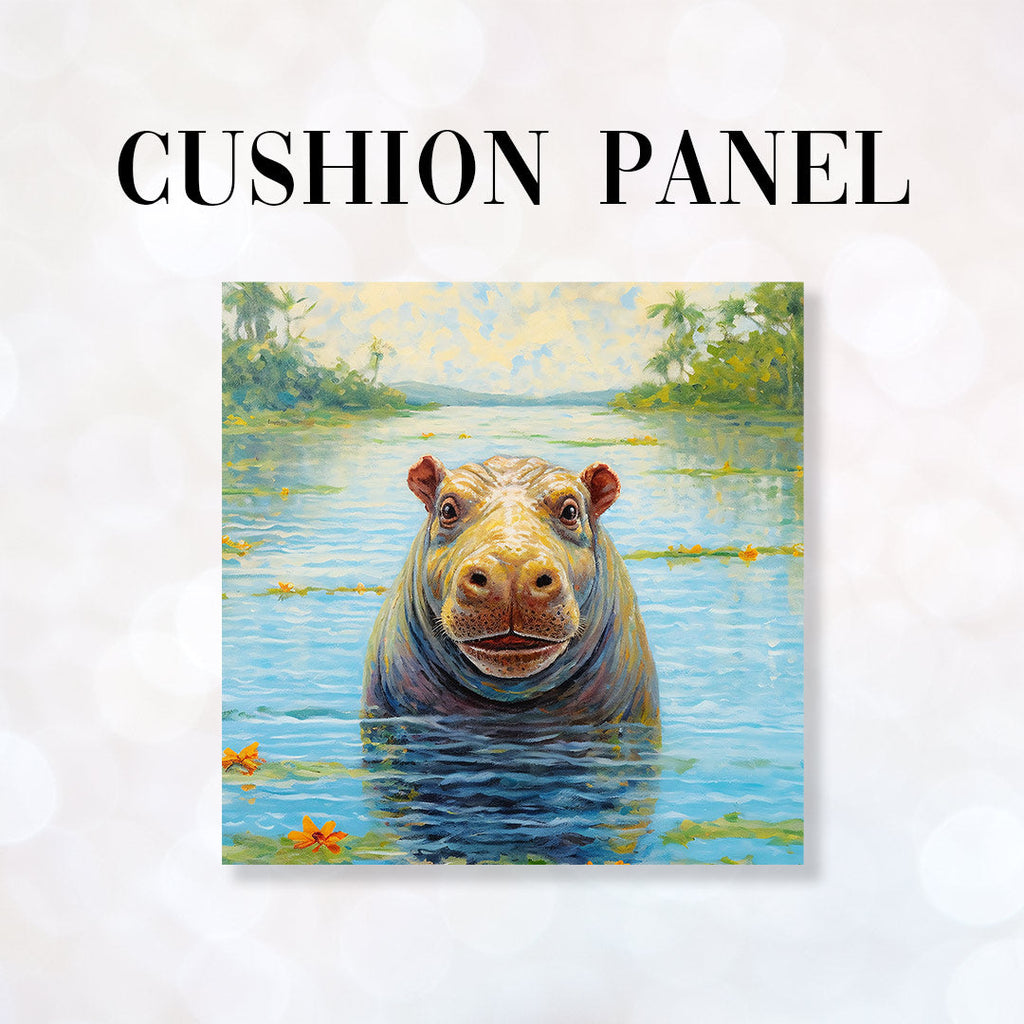 CUSHION Fabric Panel Hippo CP-21