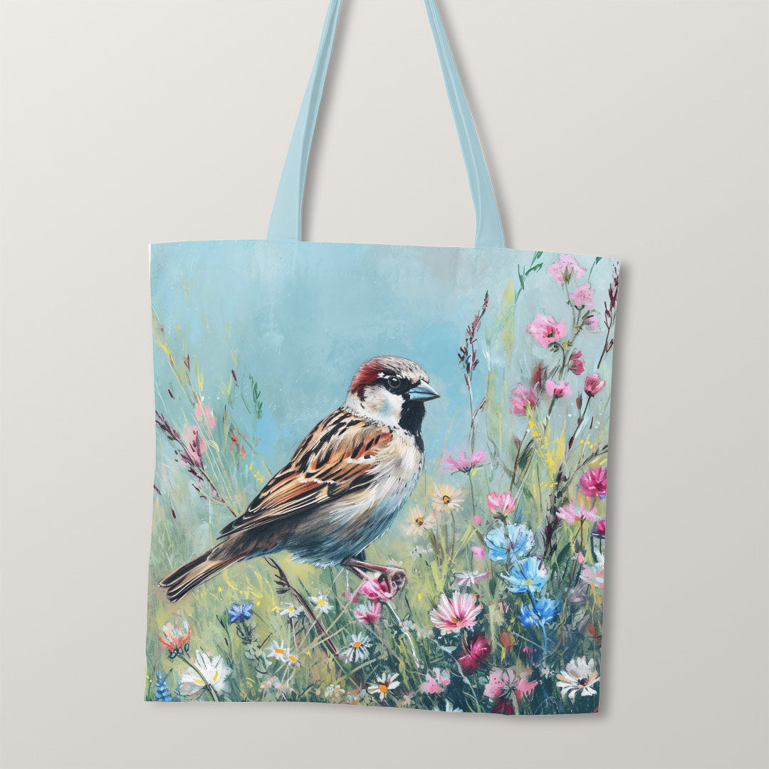 TOTE Spring Sparrow Fabric Bag Panel TP-211