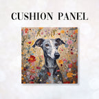 CUSHION Fabric Panel Greyhound Meadow CP-23