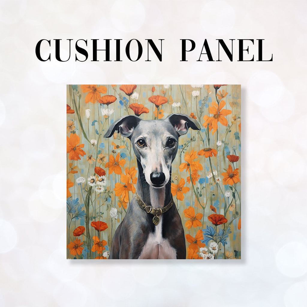 CUSHION Fabric Panel Greyhound Gardens CP-24