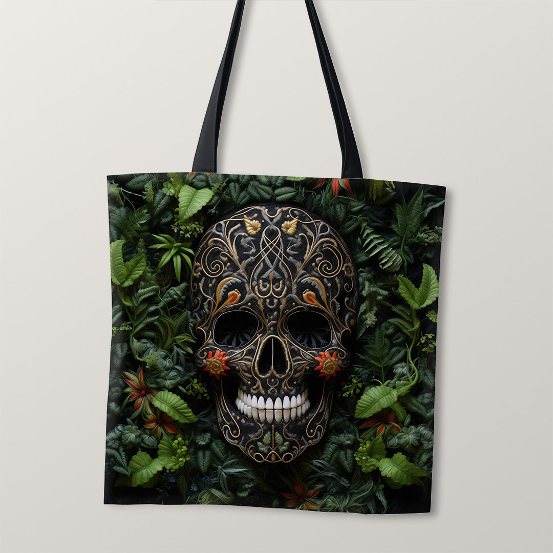TOTE Fabric Bag Panel Forest Skull TP-240