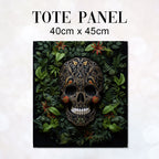 TOTE Fabric Bag Panel Forest Skull TP-240