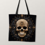TOTE Fabric Bag Panel Gothic Skull TP-243