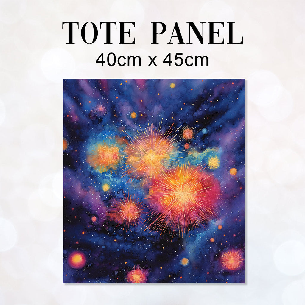 TOTE Galaxy Fireworks TP-63 Fabric Bag Panel