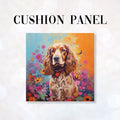 CUSHION Fabric Panel Golden Springer Spaniel CP-25