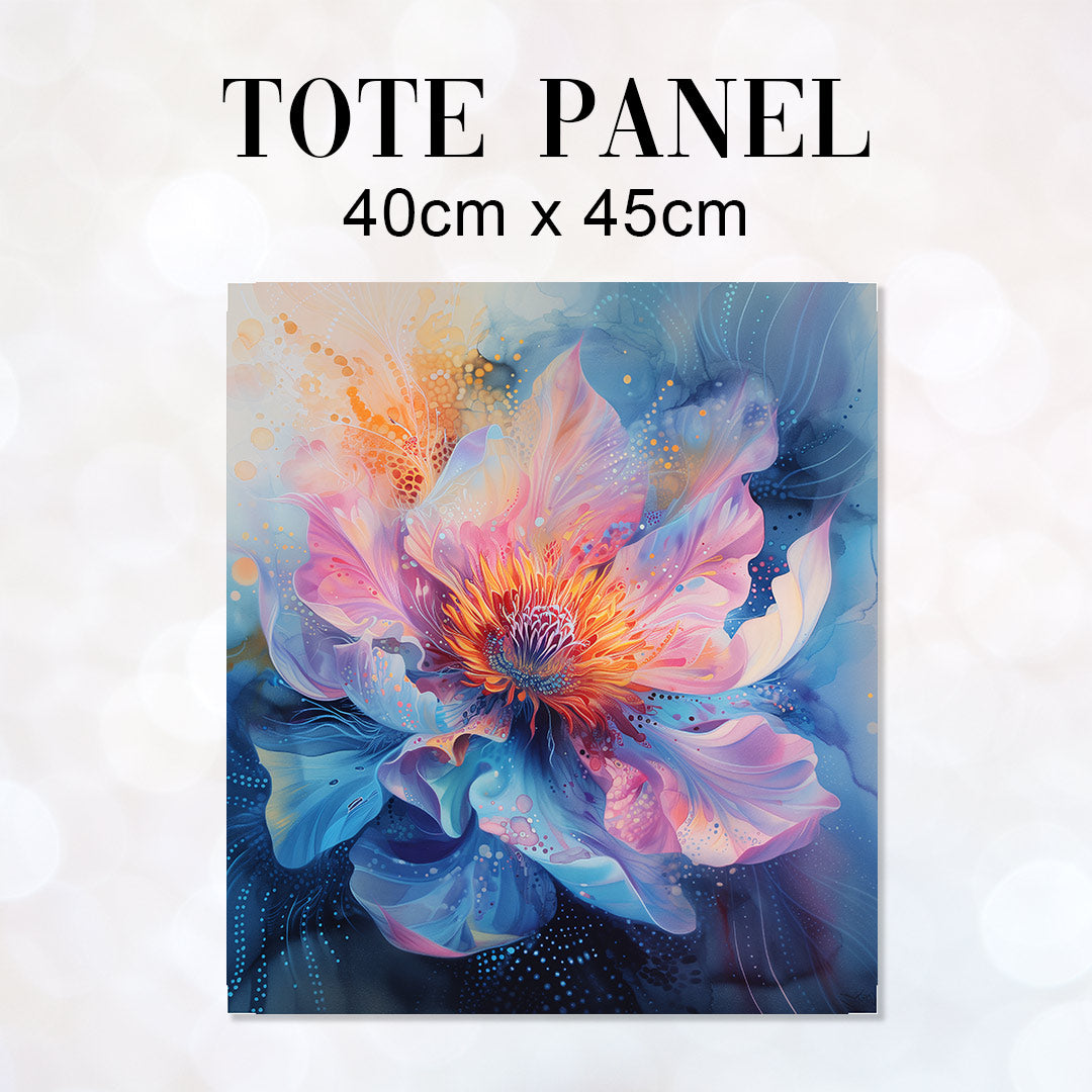 TOTE Fabric Bag Panel Floral Fantasia Inflorescence TP-254