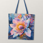 TOTE Fabric Bag Panel Floral Fantasia Spectrum Florale TP-258
