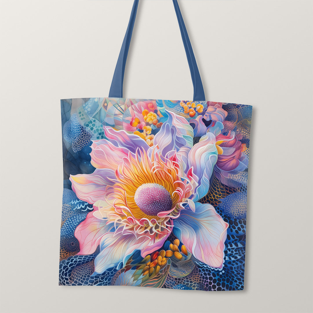 TOTE Fabric Bag Panel Floral Fantasia Spectrum Florale TP-258