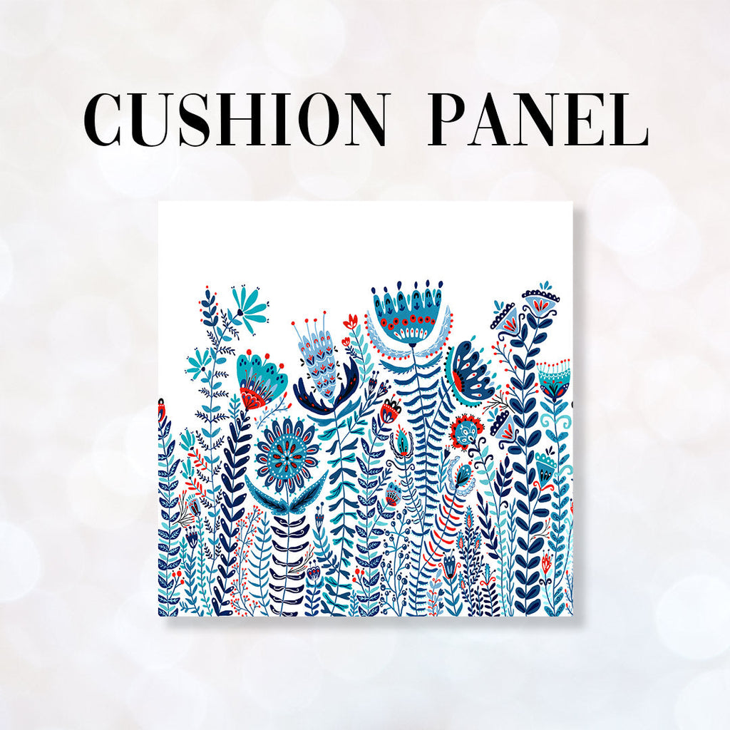 CUSHION Fabric Panel Folk Floral CP-29