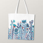 TOTE Folk Floral TP-29 Fabric Bag Panel