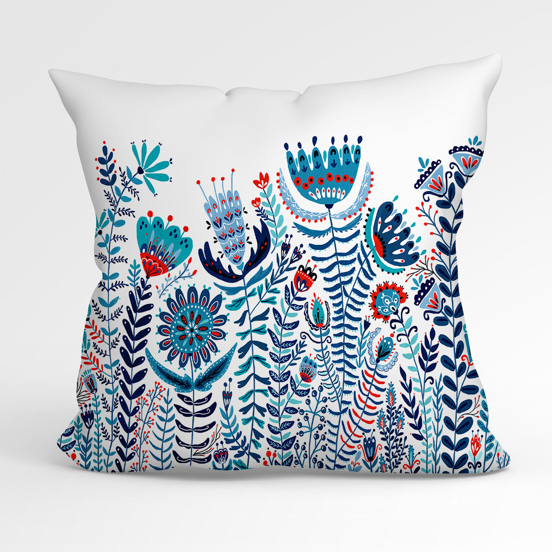 CUSHION Fabric Panel Folk Floral CP-29