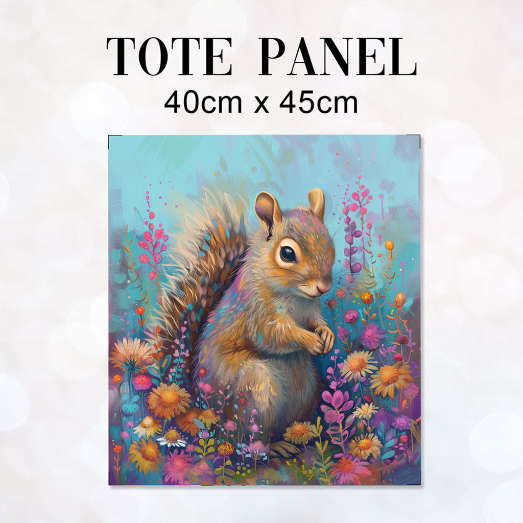 TOTE Fabric Bag Summer Squirrel TP-322