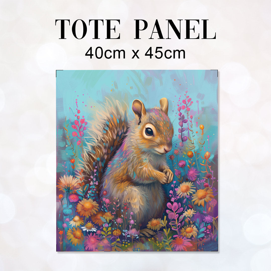 TOTE Fabric Bag Summer Squirrel TP-322