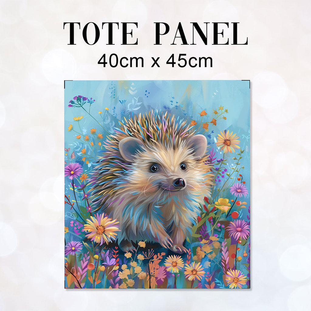 TOTE Fabric Bag Pastel Hedgehog TP-323