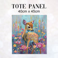 TOTE Fabric Bag Pastel Deer TP-326