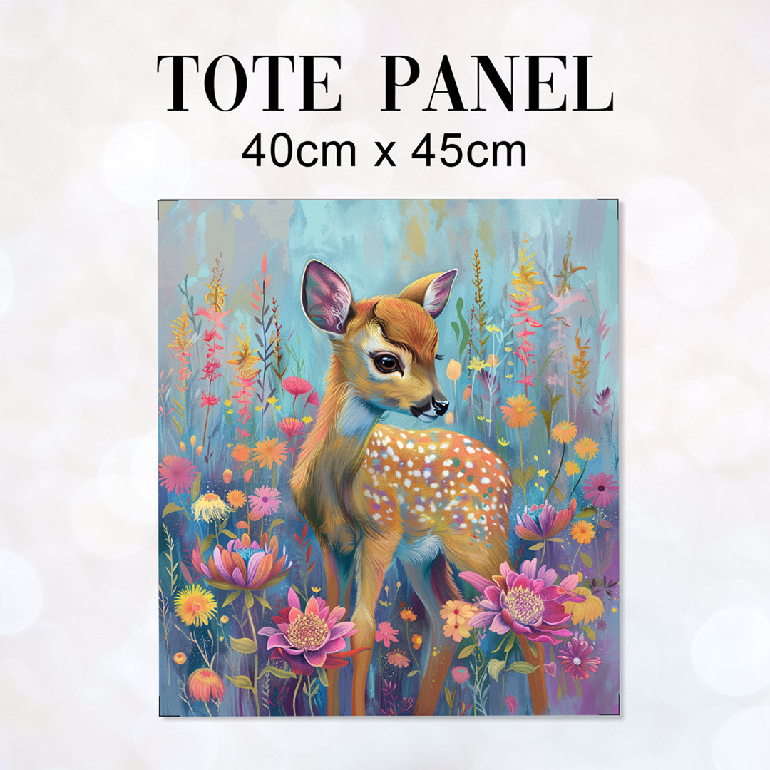 TOTE Fabric Bag Pastel Deer TP-326