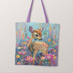 TOTE Fabric Bag Pastel Deer TP-326